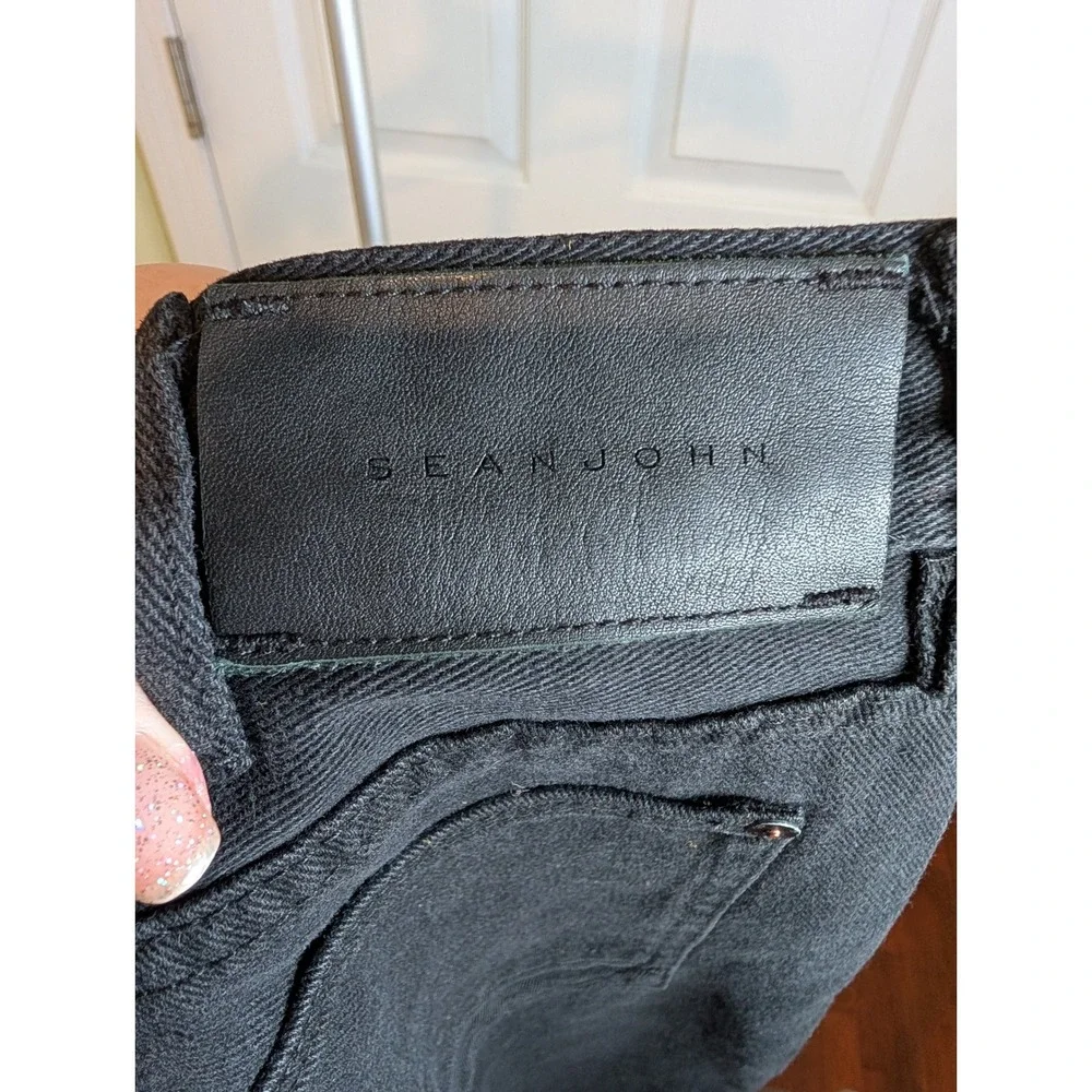 Sean John Straight Clayton Jeans Mens 40x32 Black Denim Pants 100% Cotton